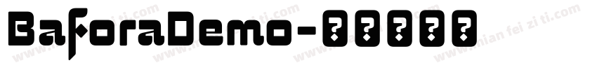 BaforaDemo字体转换