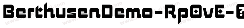 BerthusenDemo-Rp0vE字体转换