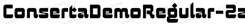 ConsertaDemoRegular-2znv字体转换