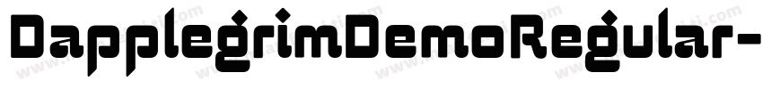 DapplegrimDemoRegular-ODop字体转换