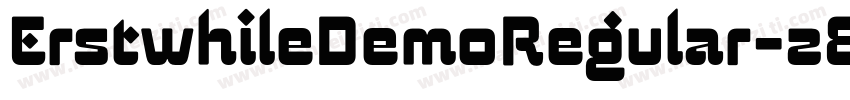 ErstwhileDemoRegular-z8dmG字体转换