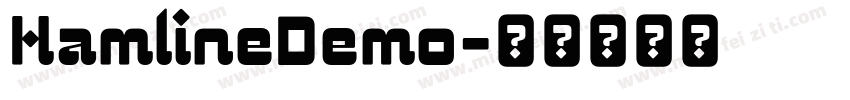 HamlineDemo字体转换
