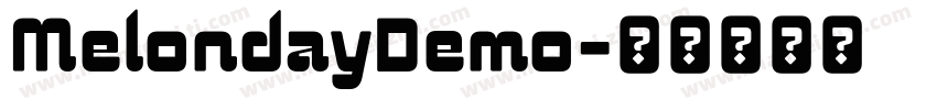MelondayDemo字体转换