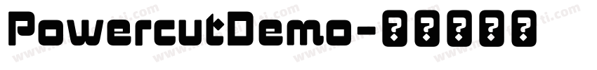 PowercutDemo字体转换