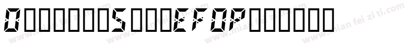 DigitalSansEFOP字体转换