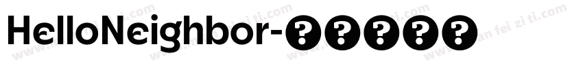 HelloNeighbor字体转换
