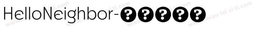 HelloNeighbor字体转换