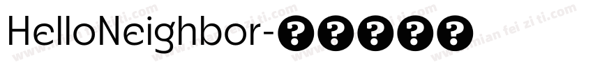 HelloNeighbor字体转换