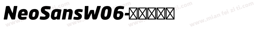 NeoSansW06字体转换