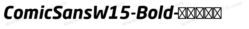 ComicSansW15-Bold字体转换