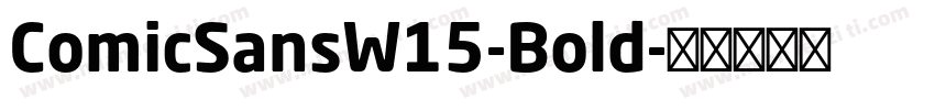 ComicSansW15-Bold字体转换