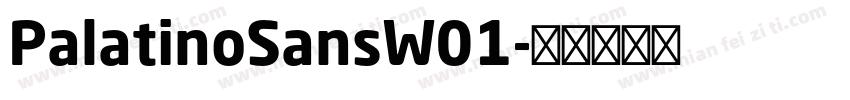 PalatinoSansW01字体转换