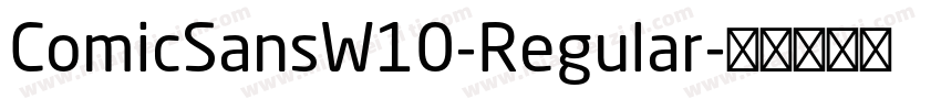 ComicSansW10-Regular字体转换
