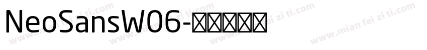 NeoSansW06字体转换