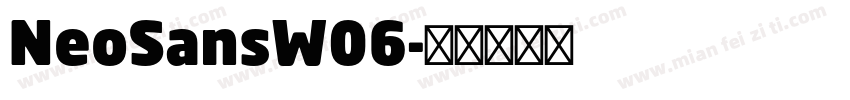 NeoSansW06字体转换
