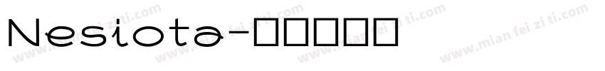 Nesiota字体转换