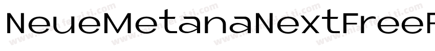 NeueMetanaNextFreePe字体转换
