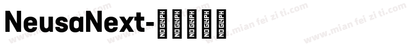 NeusaNext字体转换