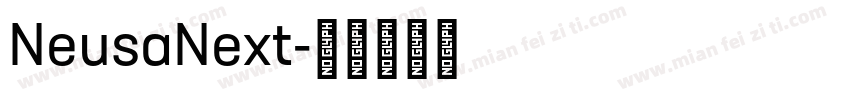 NeusaNext字体转换