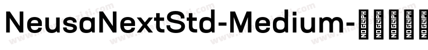 NeusaNextStd-Medium字体转换