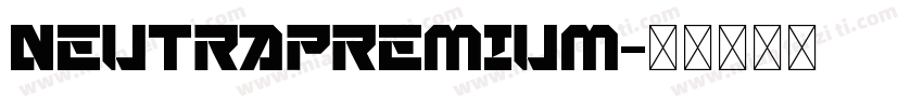 NeutraPremium字体转换