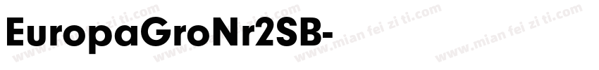 EuropaGroNr2SB字体转换