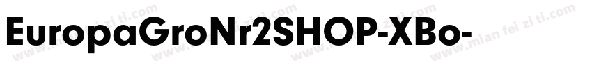 EuropaGroNr2SHOP-XBo字体转换