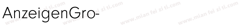AnzeigenGro字体转换
