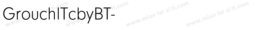 GrouchlTcbyBT字体转换