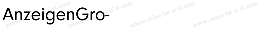 AnzeigenGro字体转换
