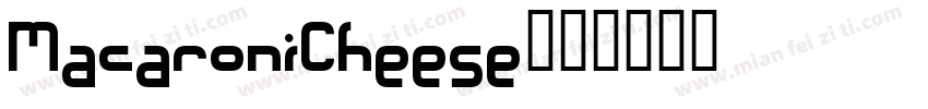 MacaroniCheese字体转换