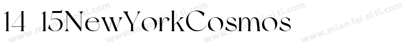 14-15NewYorkCosmos字体转换