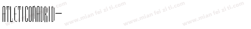 AtleticoMadrid字体转换