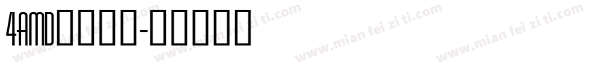 4amDiner字体转换