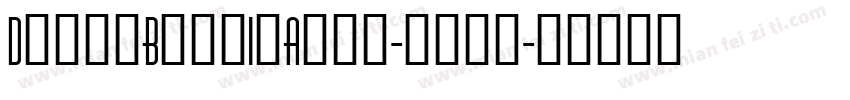 DinerBoldItalic-xqej字体转换