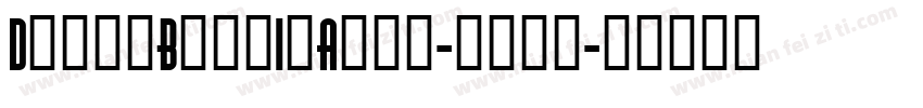 DinerBoldItalic-xqej字体转换
