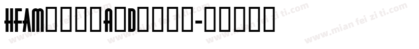 HFAmericanDiner字体转换
