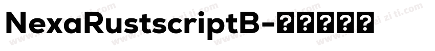 NexaRustscriptB字体转换