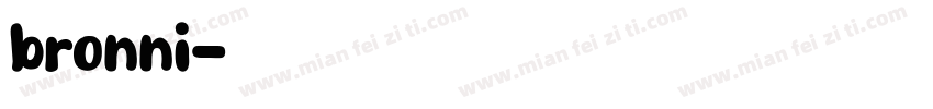 bronni字体转换
