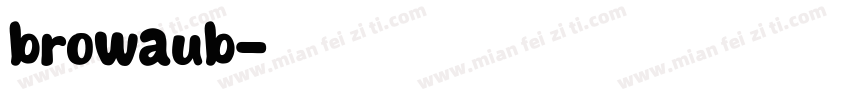 browaub字体转换