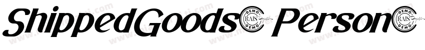 ShippedGoods2Person字体转换
