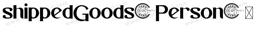 shippedGoods1Person字体转换