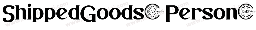 ShippedGoods2Person字体转换