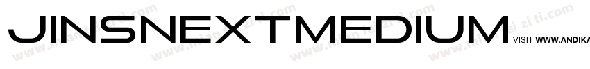 JINSNextMedium字体转换