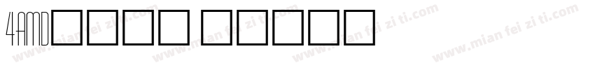 4amDiner字体转换