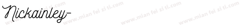 Nickainley字体转换