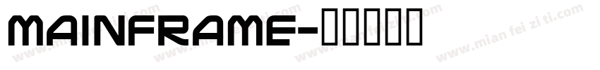 mainframe字体转换