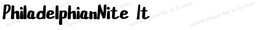 PhiladelphianNite-It字体转换