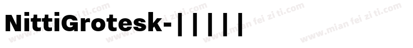 NittiGrotesk字体转换