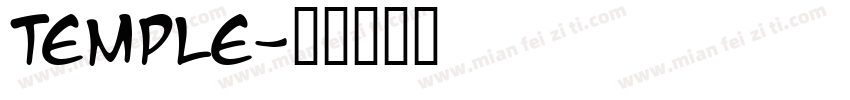 Temple字体转换